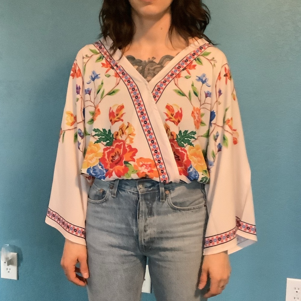 Beautiful Wrap Blouse